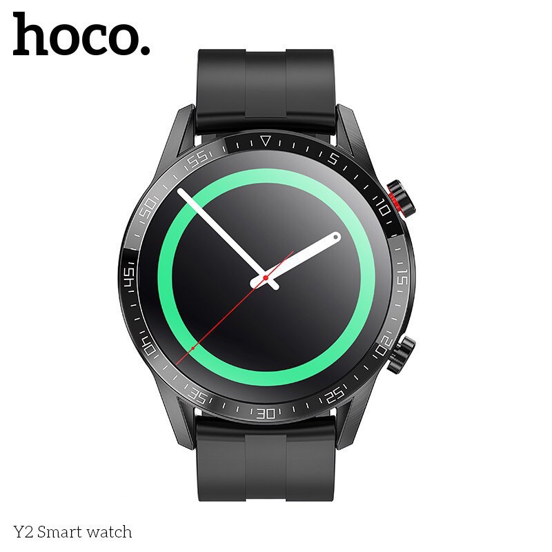 Đồng hồ thông minh Smart Watch hoco Y2 chống nước, Nghe gọi, thông báo, theo dõi sức khỏe, màn hình màu cảm ứng