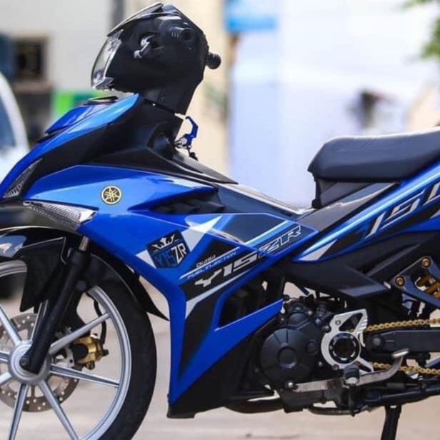 Tem Rời Ex 150 Y15zr Xe Xanh GP - Tem 3 Lớp - Tặng Logo - New V30