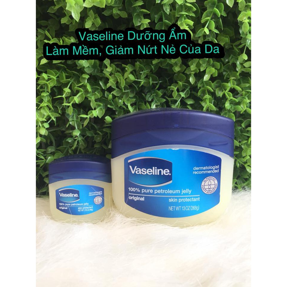 Dưỡng ẩm Vaseline Petroleum Jelly Original size 49gr