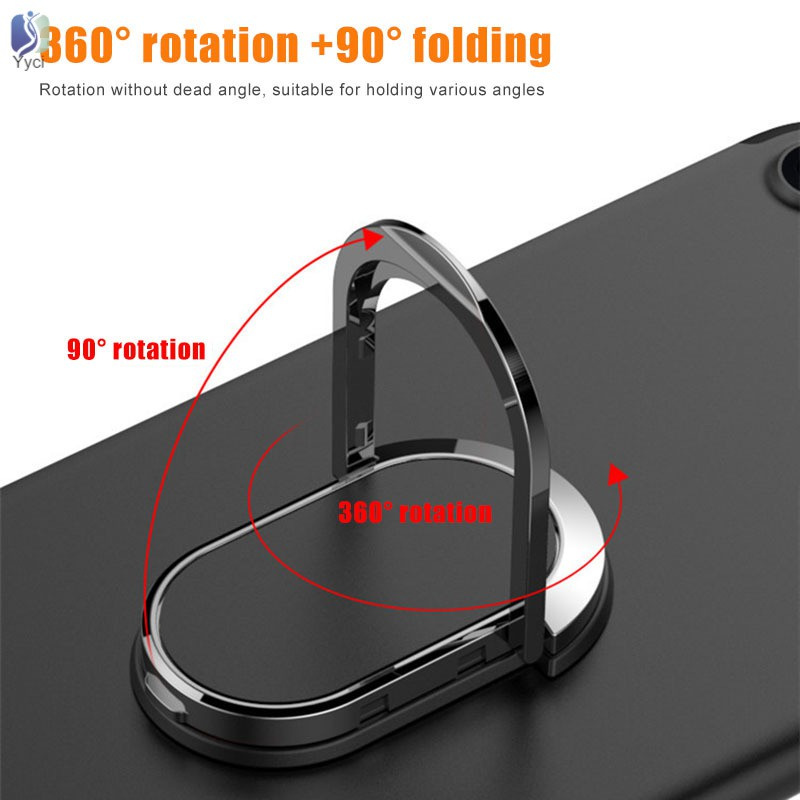 Yy Smartphone Finger Ring Holder 360 Degree Ultra-thin Tablet Holder Stand Magnetic Mobile Phone Stand Holder @VN