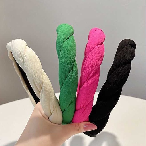 Băng Đô Cài Tóc Bản Rộng Bằng Vải Chống Trượt