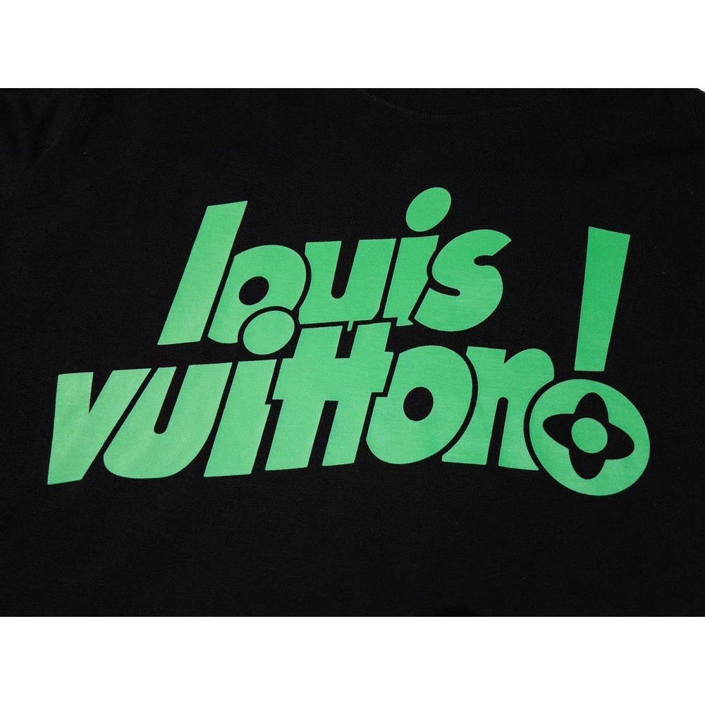 Áo Thun cotton Ngắn Tay In logo L1V Kèm Thẻ Thời Trang Cho Nam Nữ