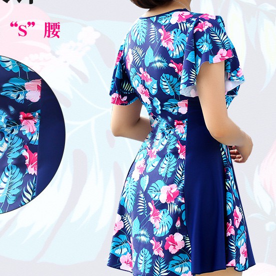 Bộ bơi trung niên kín đáo, thiết kế trẻ trung chính hãng YouYou có size lớn , Mẫu mới