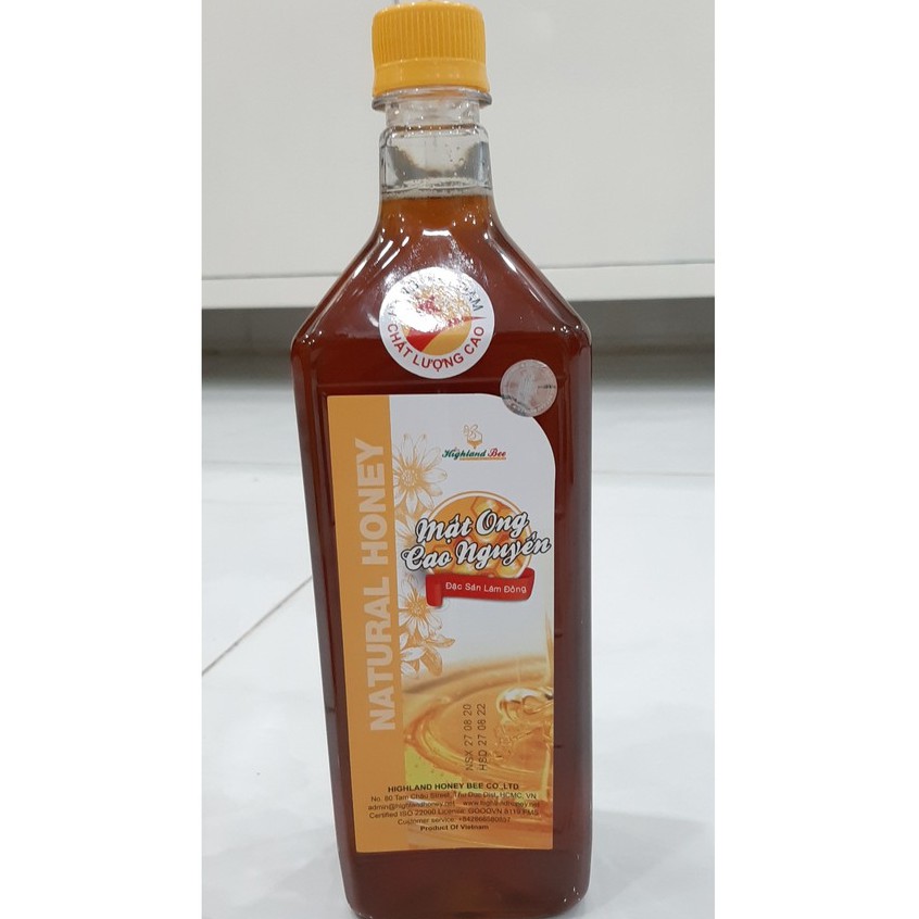 Mật Ong Cao Nguyên Nguyên Chất Highland Bee 1 lít