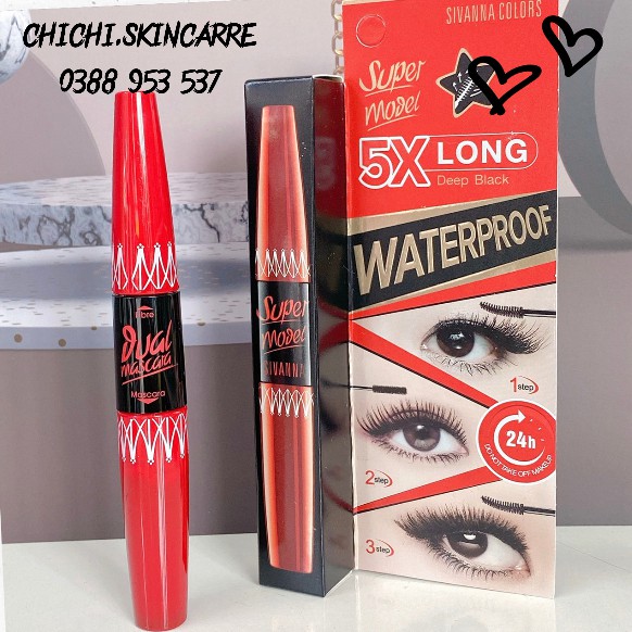 [430080 - AUTH] MASCARA THẦN THÁNH 5X LONG SIVANA | BigBuy360 - bigbuy360.vn