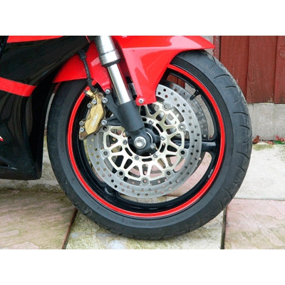 Lốp xe máy gắn liền với trung tâm ô tô bánh xe rim dán trang trí dán phản quang 17 18 19-inch mô hình có mục đích chung