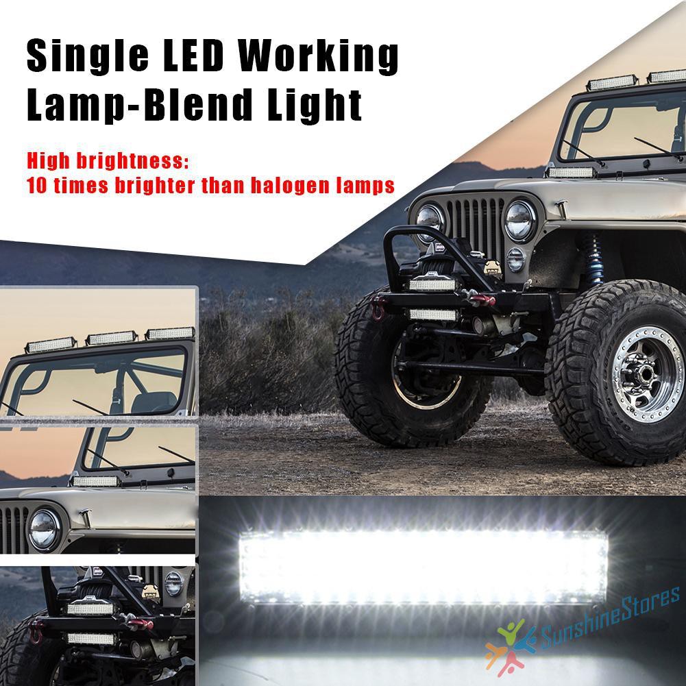  READY STOCK12 inch 624W Offroad LED Wok Light Bar Spot Flood Beam Fog Driving Lamp