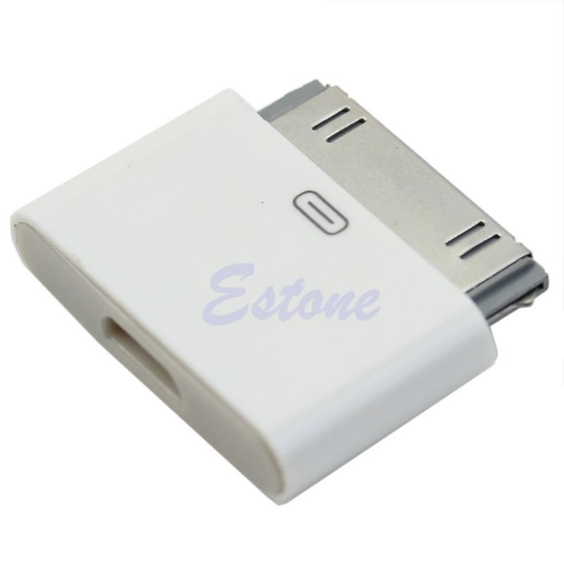 1 Đầu Chuyển Đổi Cổng Micro Usb Sang 30 Pin Cho Iphone 4 4s