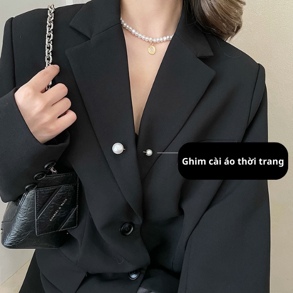 SET TRÂM KẸP GHIM CÀI ÁO THU NHỎ EO, ĐIỀU CHỈNH CỔ RỘNG THỜI TRANG, TIỆN LỢI MỘC 68 SHOP