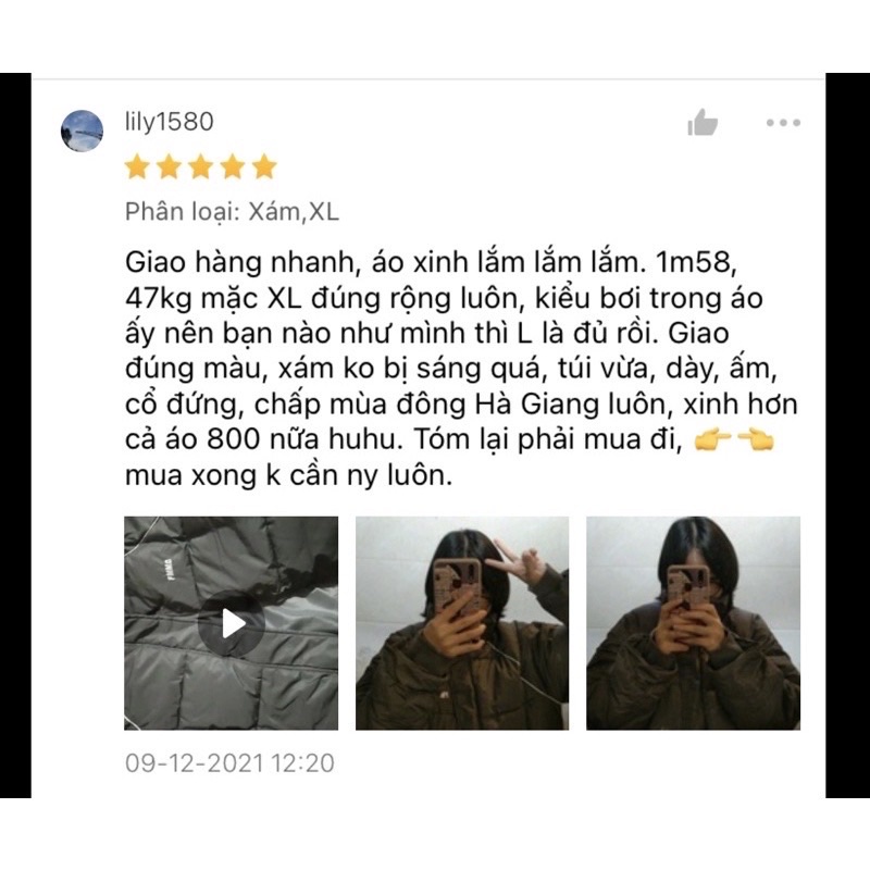 [ORDER]. ÁO PHAO không mũ cho nam và nữ dày dặn mùa đông | BigBuy360 - bigbuy360.vn