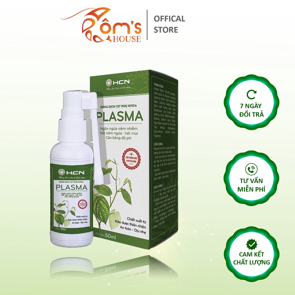 Plasma Dung dịch xịt phụ khoa tốt, hỗ trợ về mọi vấn đề phụ khoa