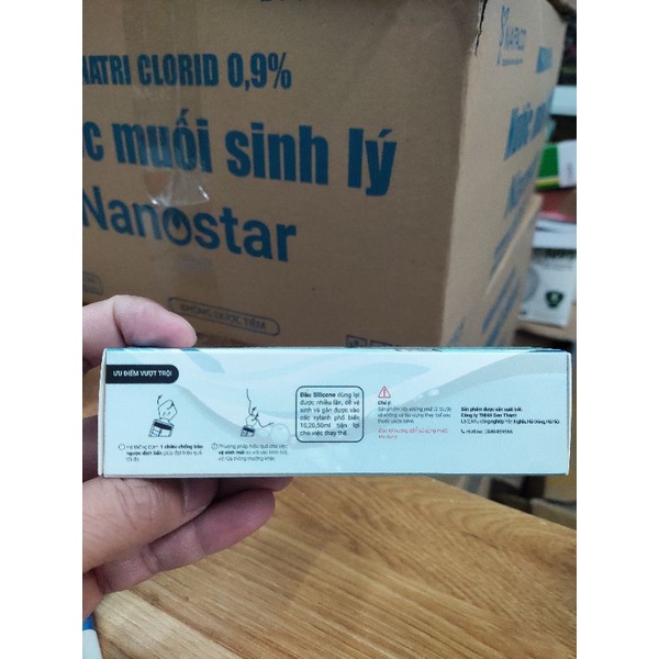 Bộ dụng cụ rửa mũi Nacare,đầu silicon mềm,an toàn tuyệt đối cho