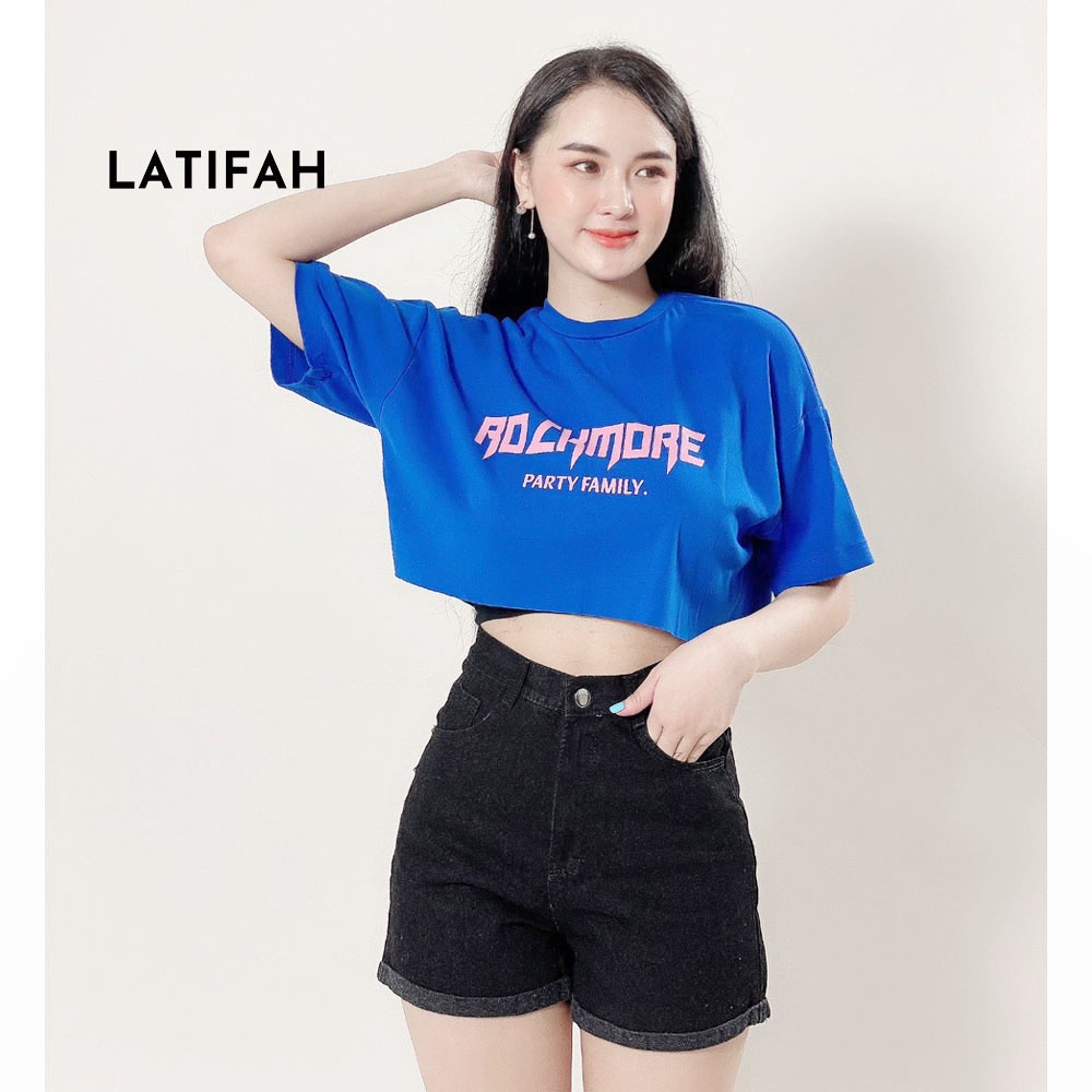 [Mã BMBAU50 giảm 50K đơn 150K] Quần shorts jean nữ LATIFAH lật lai trơn QS001 thời trang dạo phố