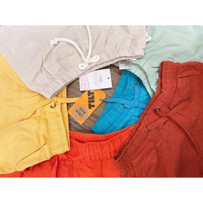 Quần short cho bé linen #Mango