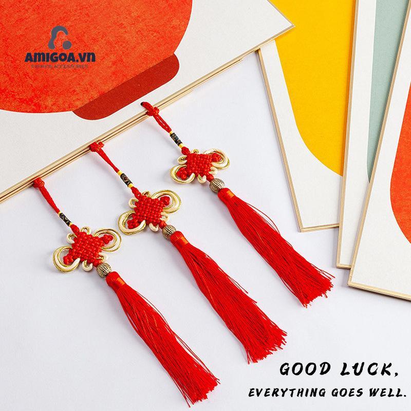 Bộ 8 Đĩa Đính Nơ Tua Rua Thắt Nút Kiểu Trung Hoa Chuyên Dùng