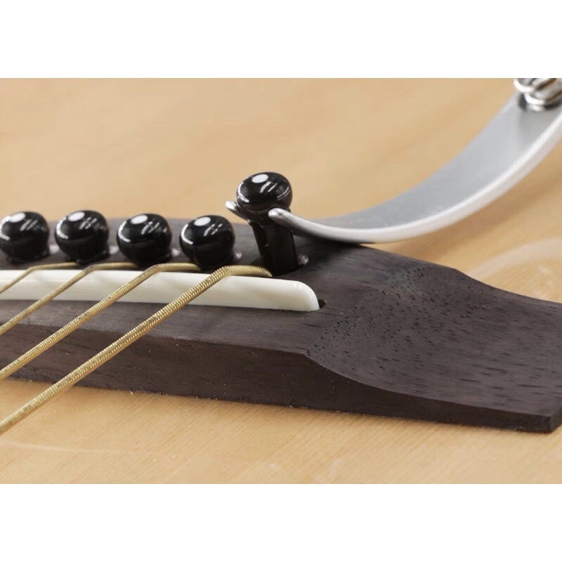 Capo Đàn Guitar Kim Loại Cao Cấp - Capo Lò Xo Thêm Chức Năng Tháo Chốt Đàn