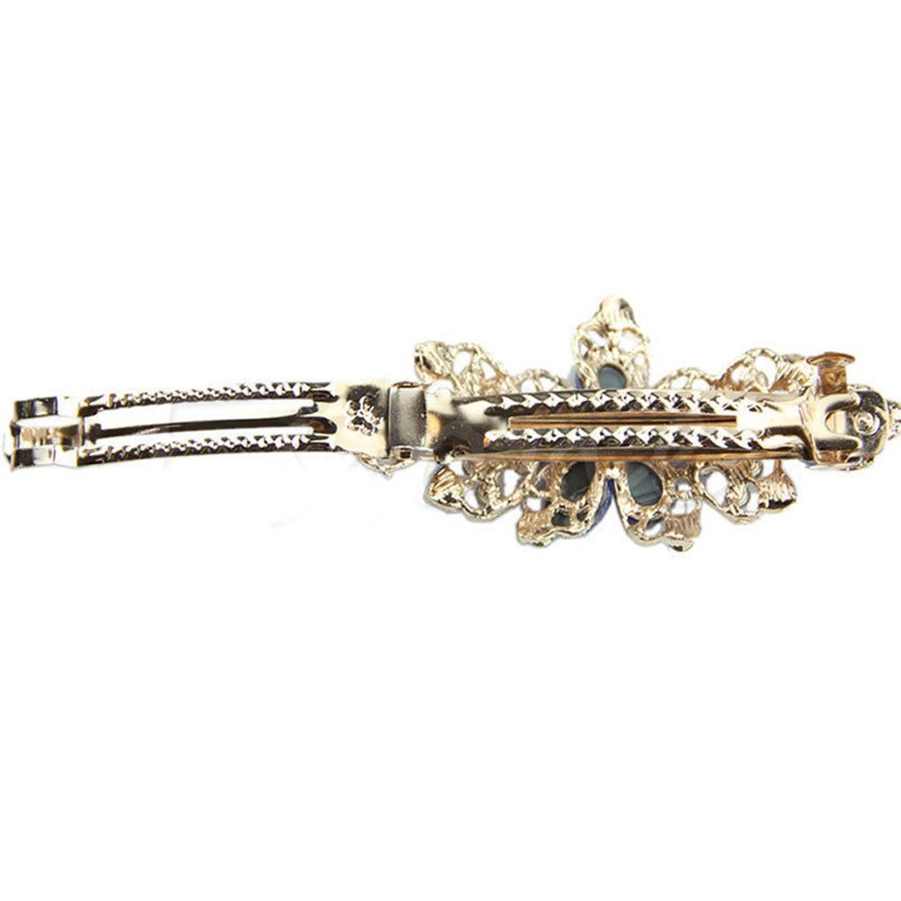 Kẹp Tóc Hình Hoa Đính Đá Thời Trang Cho Nữ