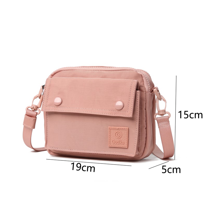 Túi Đeo Vai Hình Vuông Chất Liệu Nylon 100% Chống Thấm Nước Thời Trang Cho Nữ 5129 #