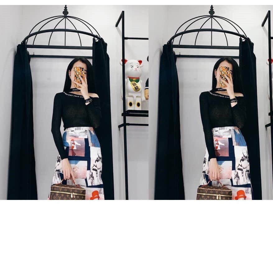 ÁO PULL GIẤY TRỄ VAI CAO CẤP ÁO THUN