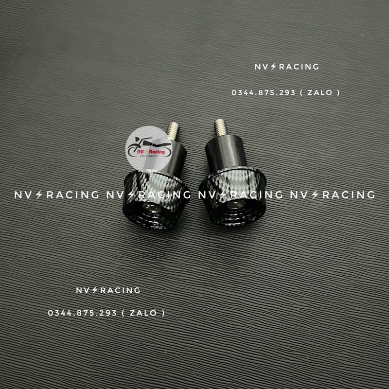 Bộ gù tay lái nhôm nhúng Carbon gắn thông dụng nhiều dòng xe