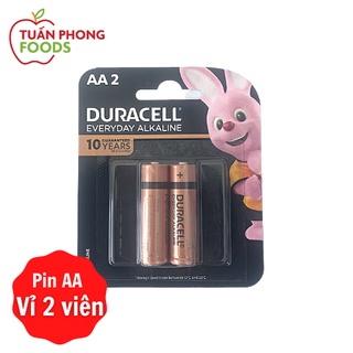 Pin kiềm AA2 Duracell Everyday vĩ 2 viên