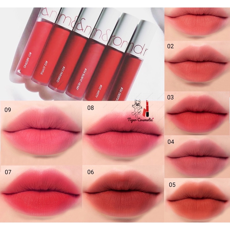 Son Kem Lì Cực Nhẹ Môi Romand Zero Velvet Tint