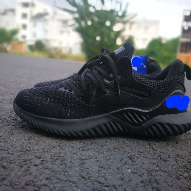 [FULL BOX] GIẦY THỂ THAO ALPHA BOUNCE NAM FULL ĐEN