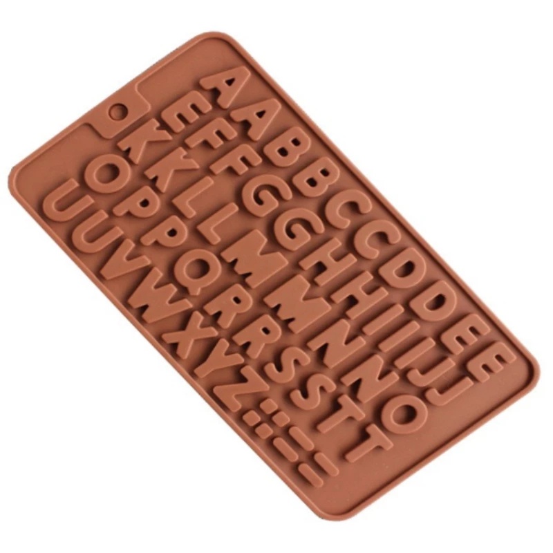 Khuôn silicone làm bánh hình chữ cái DIY
