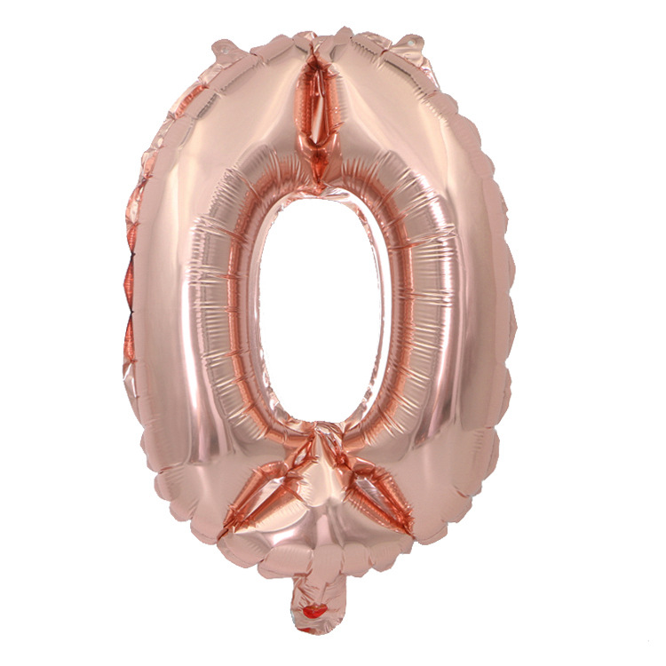 Bong Bóng Lá Nhôm Hình Số 16inch Trang Trí Tiệc Sinh Nhật