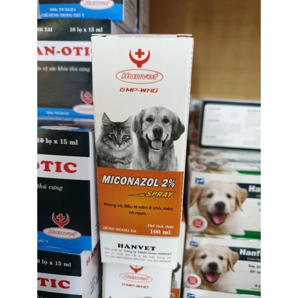 Sp mới miconazol xịt nấm hanvet