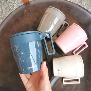 Ly giữ nhiệt 350ml HOT&COOL tiện lợi sang trọng làm bằng thép không gỉ 304 có quai cầm tay
