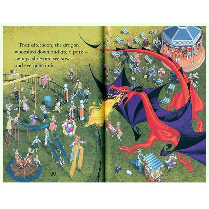 Tặng File Mp3]  Bộ nhập - Usborne My First Reading Library bộ tím 40q