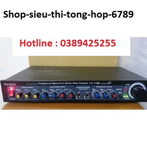 VANG SỐ CHỈNH CƠ KARAOKE - VANG SỐ KARAOKE ORIOLE-K206