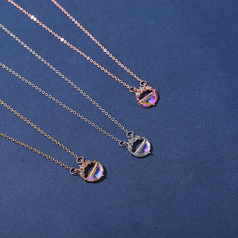 Vòng cổ mặt lấp lánh tinh tế cho bạn thân