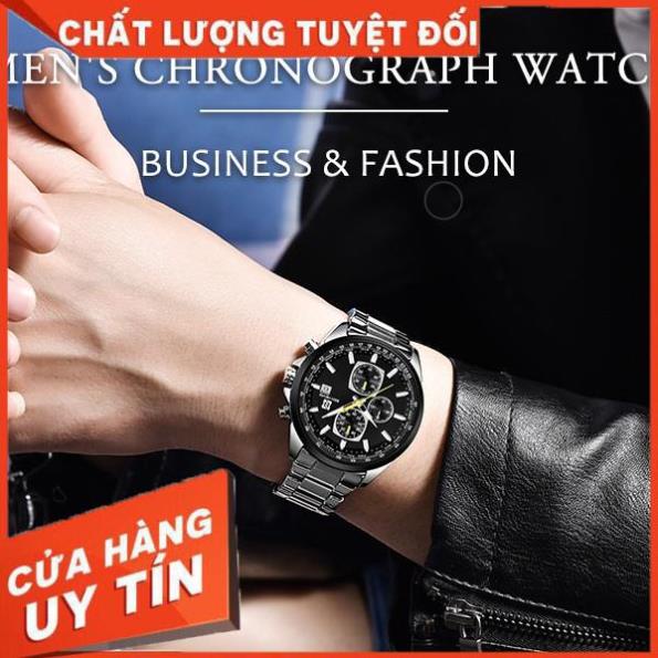 [Hàng Chính Hãng] Đồng hồ Nam BEN NEVIS 6027G Chạy 6 Kim - Dây Thép Lịch Ngày [Chất Lượng Số 1] | BigBuy360 - bigbuy360.vn