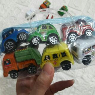 Set 6 xe oto mini cho bé