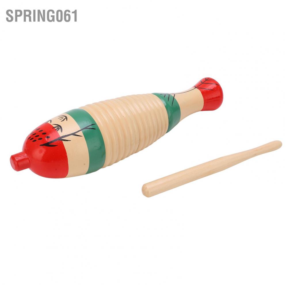 Spring061 Wooden Fish Drum Sticks Percussion Toy Instrument Toys for Children Gifts