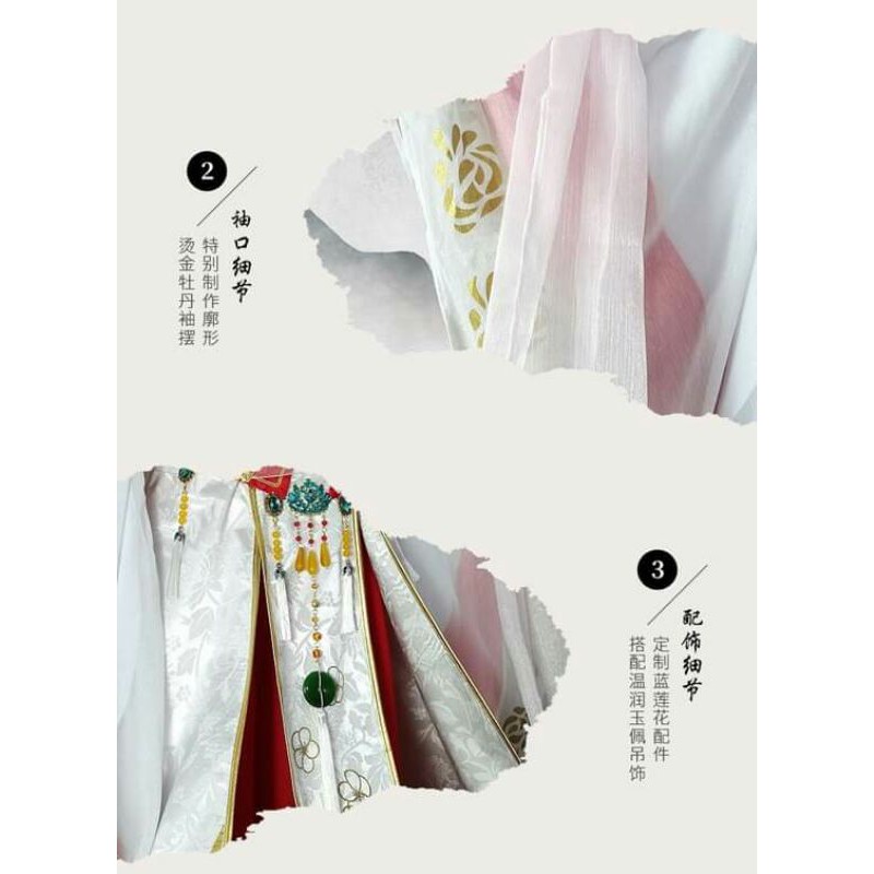 [Order] Trang phục cosplay Tạ Liên ver thái tử - Thiên Quan Tứ Phúc