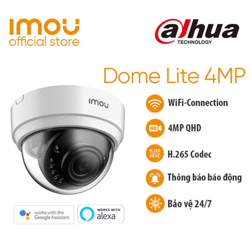 CAMERA IP WIFI Trong Nhà Xoay 360 Ranger IMOU A42P D42P 4MB Full HD còi hú báo động [ a22ep c6n ] - Chính hãng BH24TH