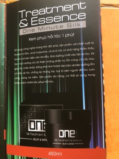 Kem phục hồi tóc 1 phút One minute silk treatment & essence