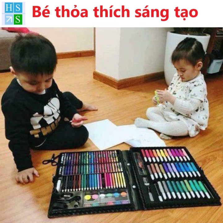 HỘP MẦU 150 chi tiết cho bé thảo sức sáng tạo là MÓN QUÀ đầy ý nghĩa cho bé yêu - HS Shop Thủ Đức