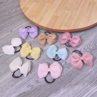 Sỉ 10 dây cột tóc nơ voan xinh xắn