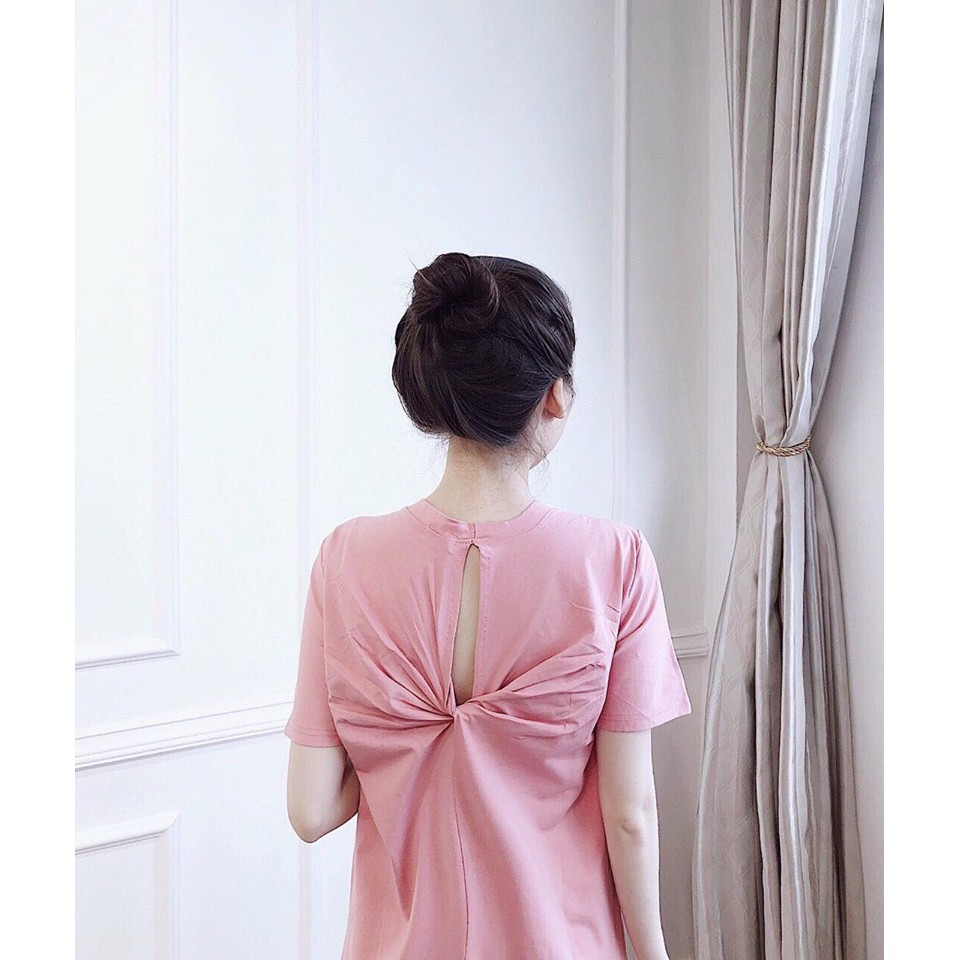 VÁY XUÔNG XOẮN LƯNG HỞ NHẸ NỮ TÍNH | BigBuy360 - bigbuy360.vn