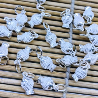 Charm bạc treo hình con cá