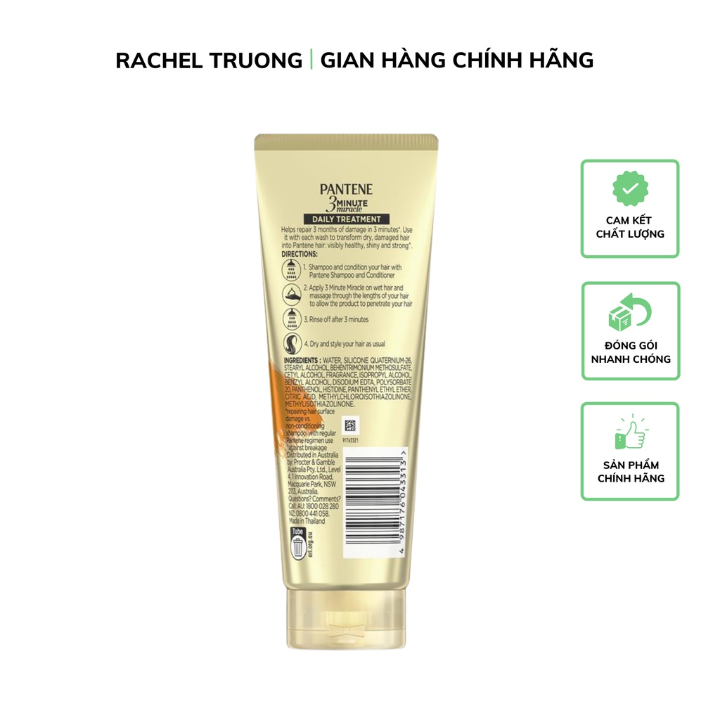 Kem xả tóc Pantene giúp tóc bóng khỏe và dưỡng ẩm