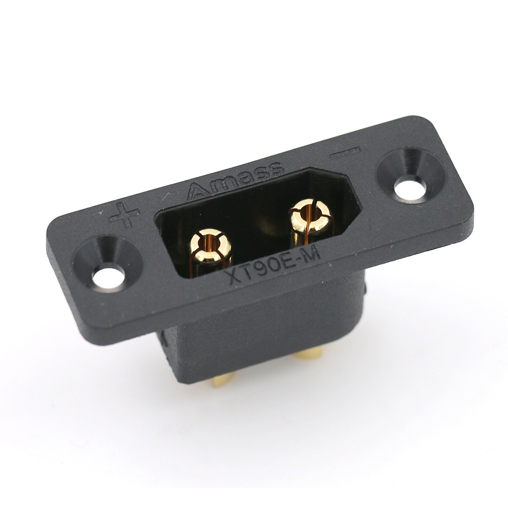 1 / 2 / 5 / 10 Đầu Nối Pin AMASS Black XT90E-M Cho Máy Bay Điều Khiển Từ Xa