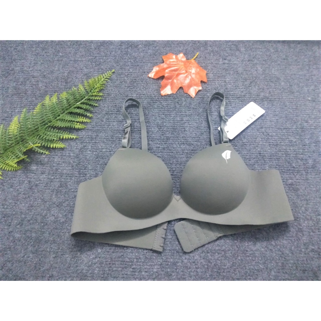 Áo Ngực Không Gọng, Áo Lót Su Bàn Tay Nâng Ngực Họa Tiết Hình Chiếc Lá Hàng Cao cấp.