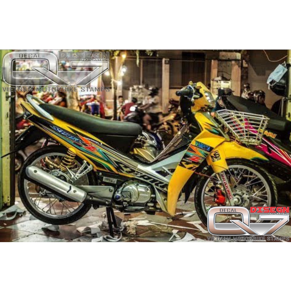 Tem Rời Sirius 110 spark vàng bạc