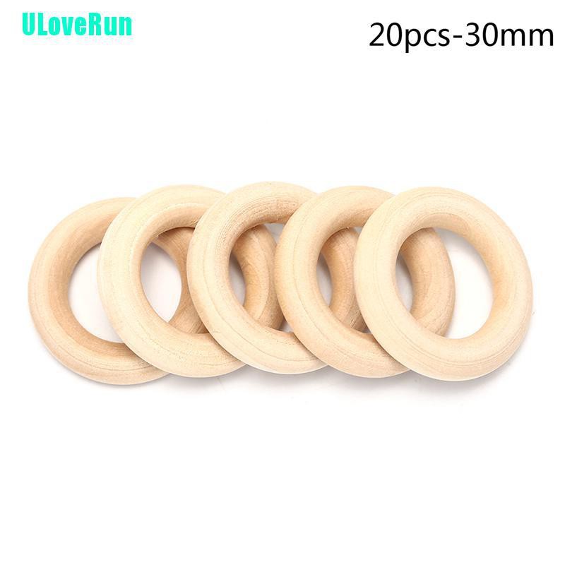 1 Túi Hạt Gỗ Tròn Tự Nhiên Dùng Làm Trang Sức DIY