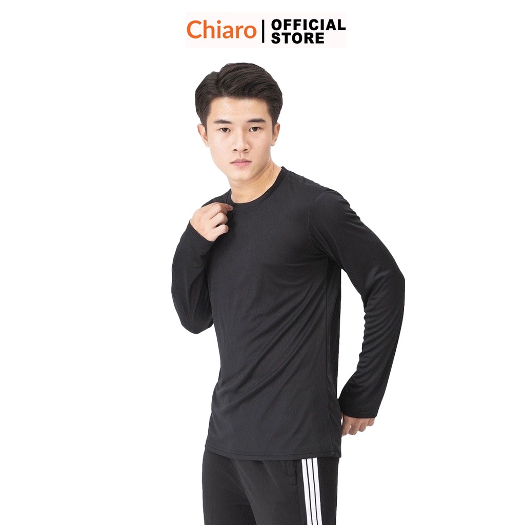 Áo thun nam tay dài thun thể thao nam co giãn, áo giữ nhiệt màu sắc trẻ trung cao cấp Chiaro | BigBuy360 - bigbuy360.vn